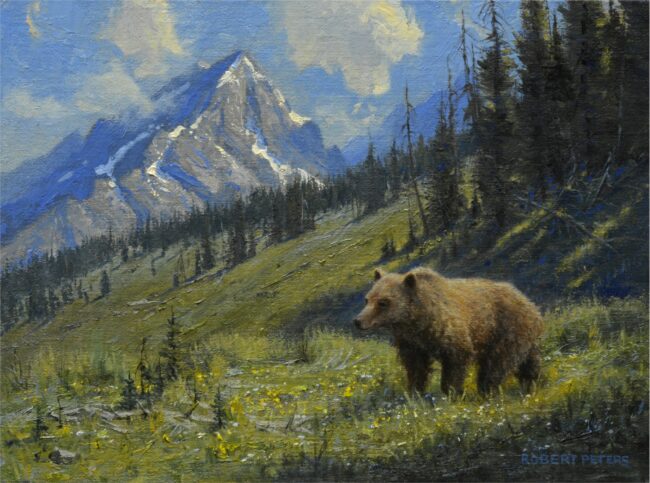 Robert Peters Painting Roaming Wild