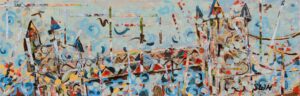 Sara Ware Howsam Painting Tower Bridge London Acrylic on Canvas