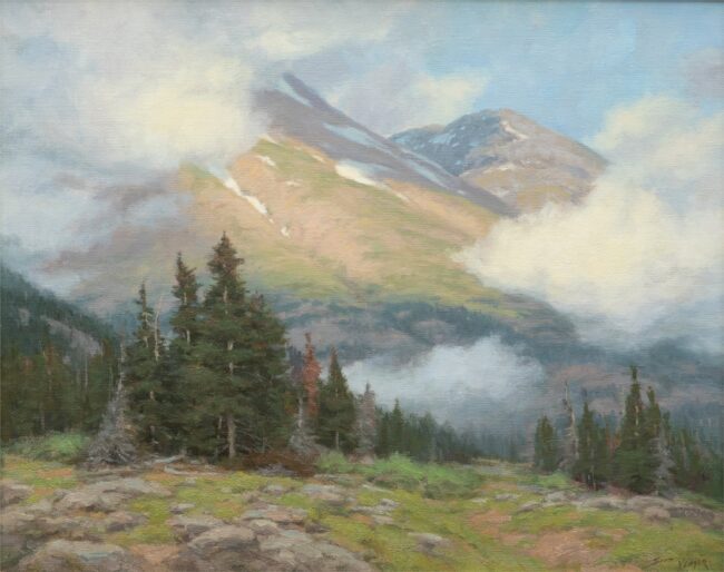 Scott Yeager Painting Clearing Weather Oil on Canvas