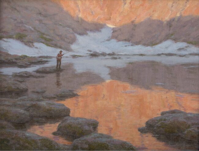 Scott Yeager Painting Early Risers Oil on Canvas