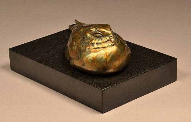 Stefan Savides Sculpture The Sleeping One Bronze