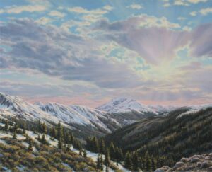 Steve Clement Painting Above Timberline Oil on Canvas