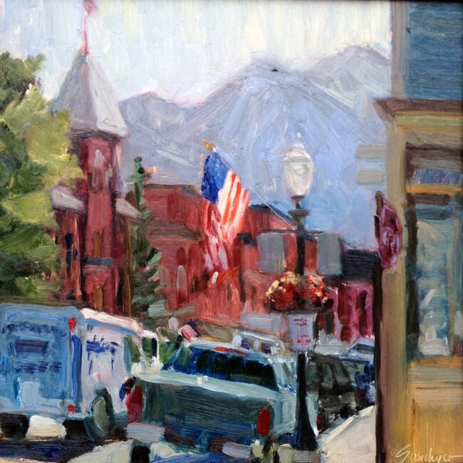 Susie Hyer  As Seen on the Street Oil on Linen