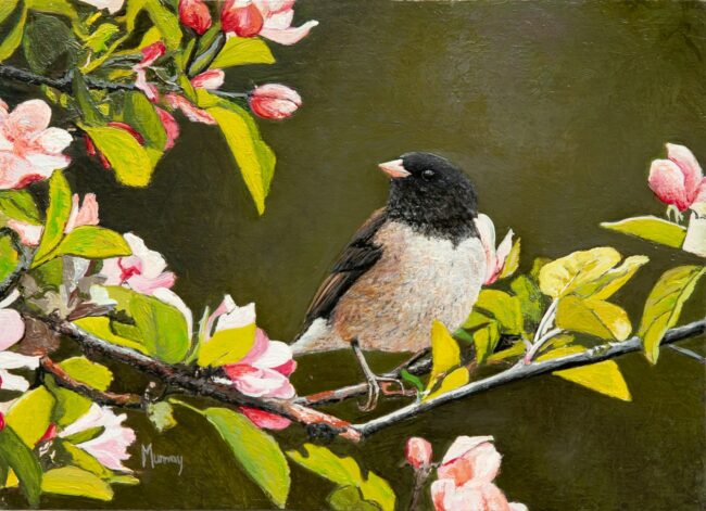 Karla Murray Painting Spring Time Oil on Board
