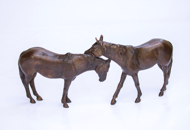 Lisa Gordon Sculpture Tender Moments Bronze