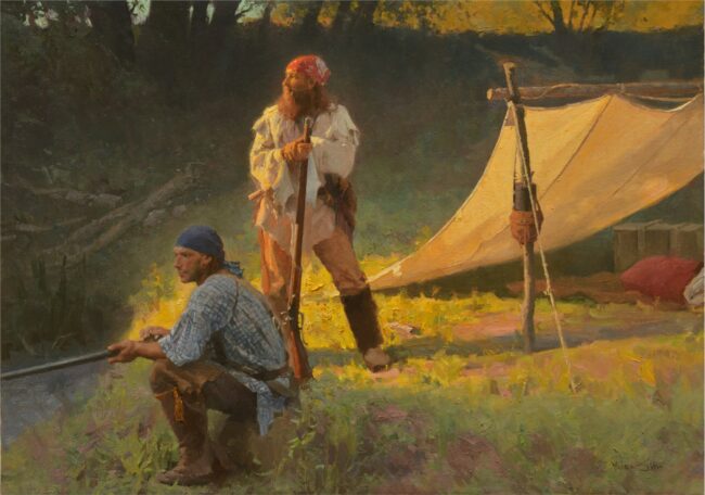 Mian Situ Painting Ready for a New Day Oil on Canvas
