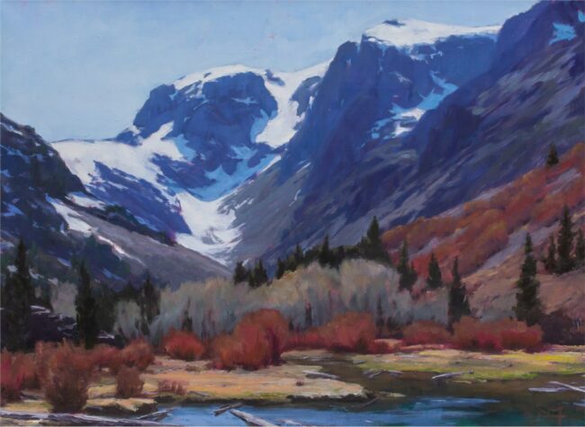 Robbie Moore Painting Mountain Chorus Oil on Canvas
