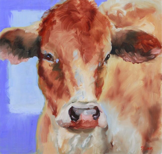 Linda St. Clair Painting Dolly Oil on Canvas