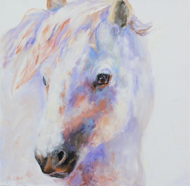 Linda St. Clair Painting Equine Elegance Oil on Canvas