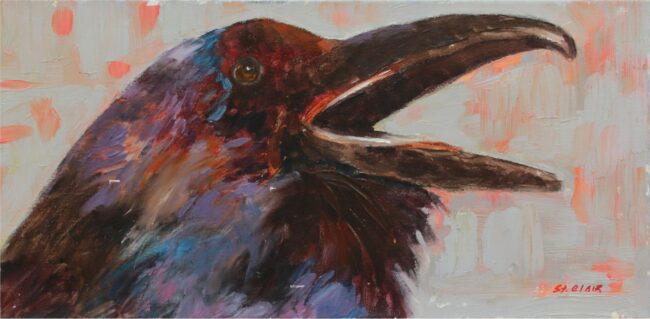Linda St. Clair Painting Nevermore Oil on Canvas