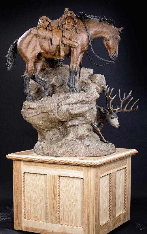 Bill Nebeker CA Sculpture 4 Ft If Horses Could Talk Bronze From Foundry