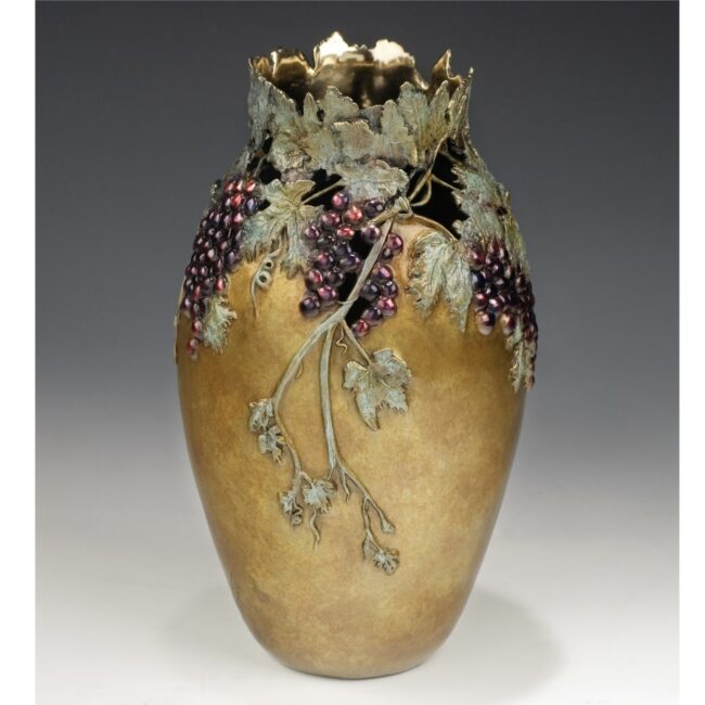 Carol Alleman Sculpture In Vino Veritas Bronze