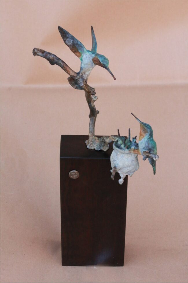 Dan Chen Sculpture Family Bronze