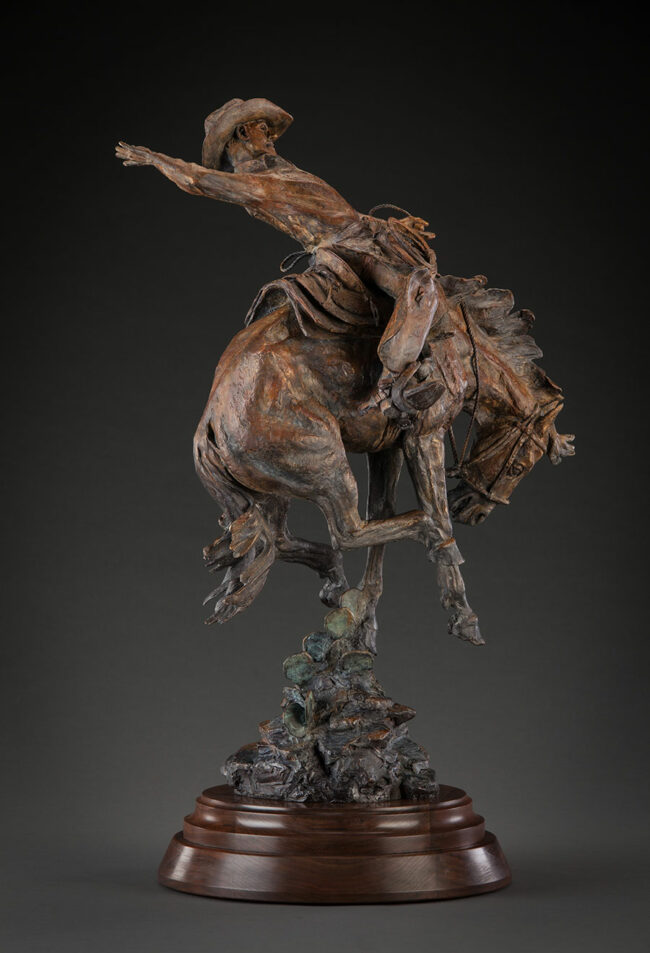 Deborah Copenhaver-Fellows Sculpture When Horses Made Heroes Bronze