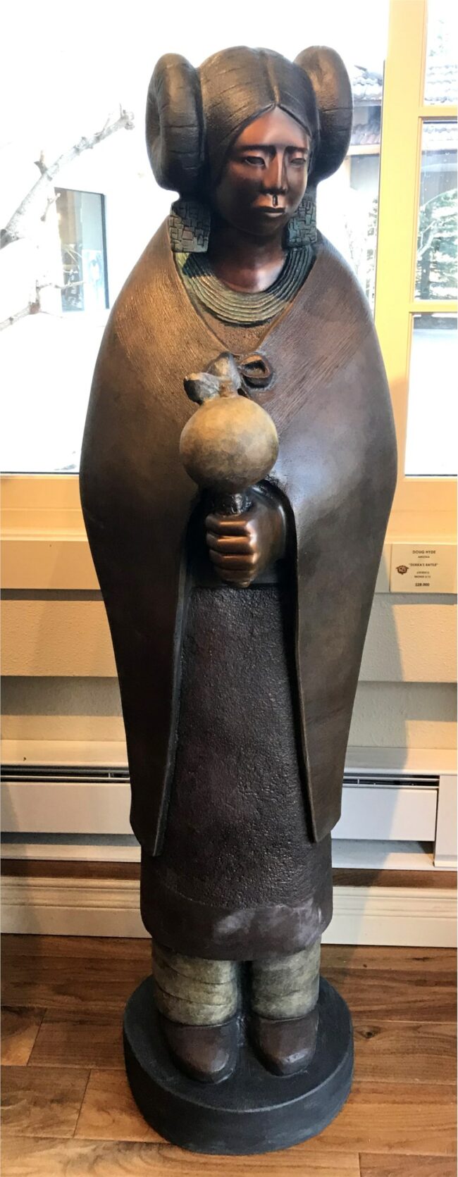 Doug Hyde Sculpture Dukka's Rattle Bronze