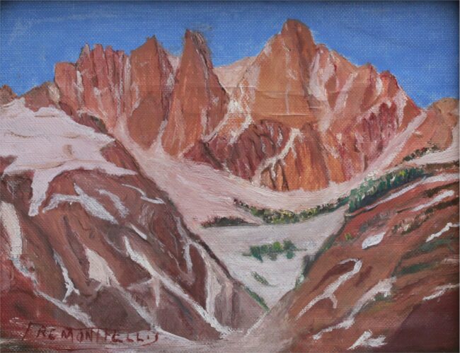Fremont Ellis Painting Mountain Landscape Oil on Canvas