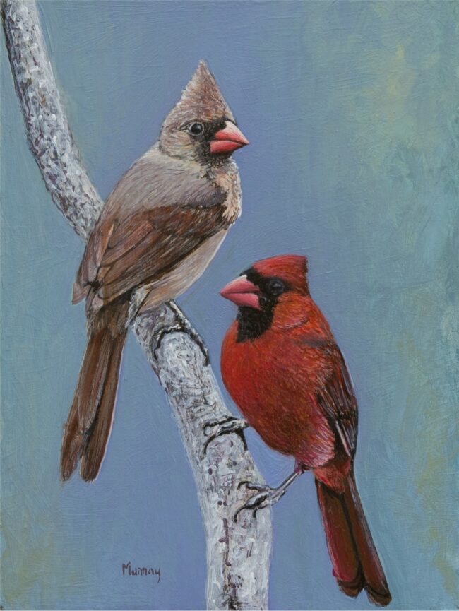 Karla Murray Painting Partners Oil on Board