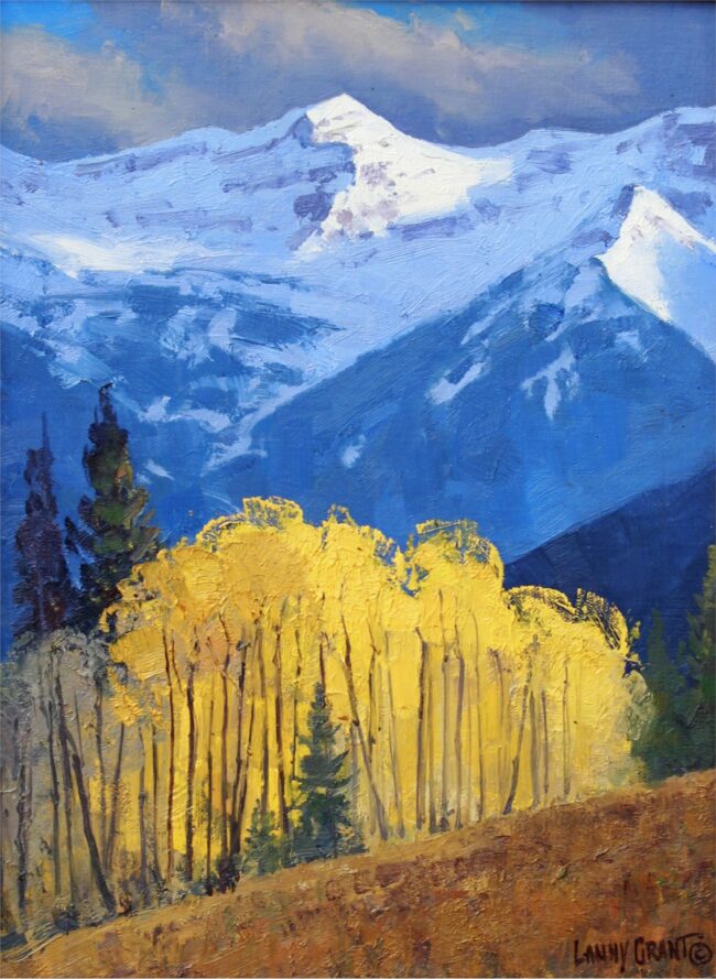Lanny Grant Painting Lead King Basin Oil on Canvas