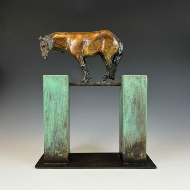 Lisa Gordon Sculpture Manhattan Study Bronze