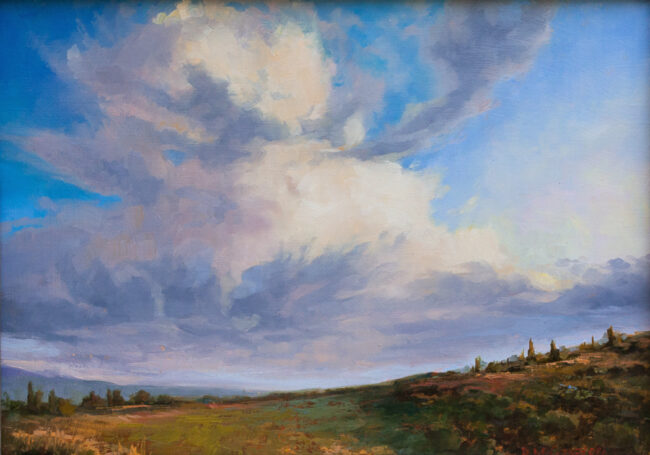 Patricia McGeeney Painting Western Skies Oil on Linen