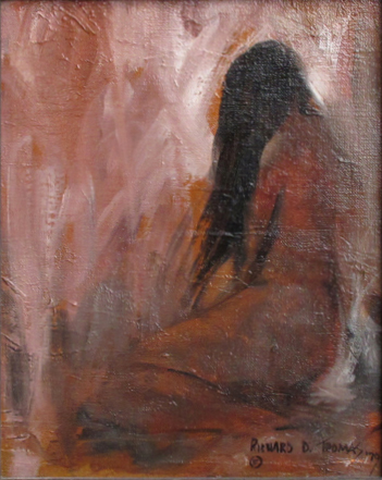 Richard Thomas  Nude Study Oil on Canvas