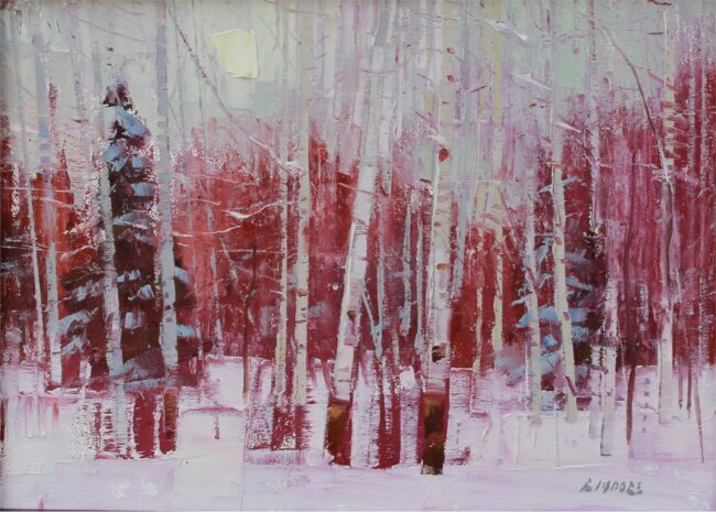 Robert Moore Painting Winter Light Oil on Canvas