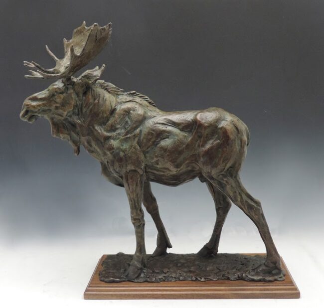 Sandy Scott Sculpture Moose Junction Bronze