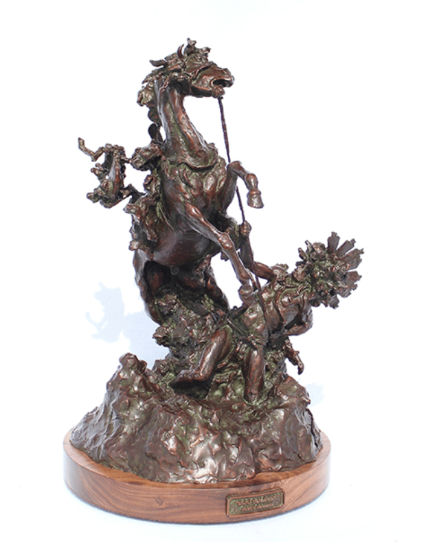 Scott Rogers Sculpture Dog Soldier Bronze