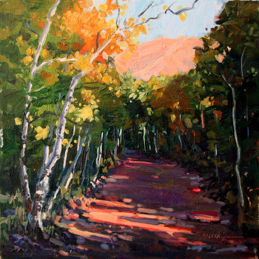 Susie Hyer  Road To The Trailhead Oil on Canvas