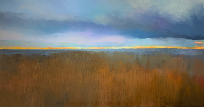 Alexandr Onishenko Painting Escape into the Sunset Oil on Canvas