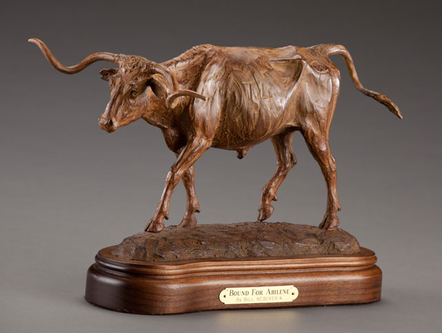 Bill Nebeker CA Sculpture Bound for Abilene Bronze