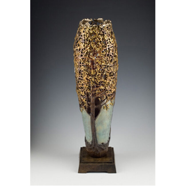 Carol Alleman Sculpture Ginkgo: Seed of Hope Bronze