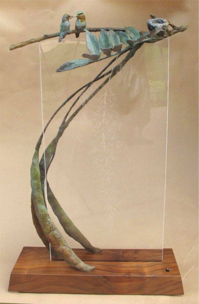 Dan Chen Sculpture Spring Bronze
