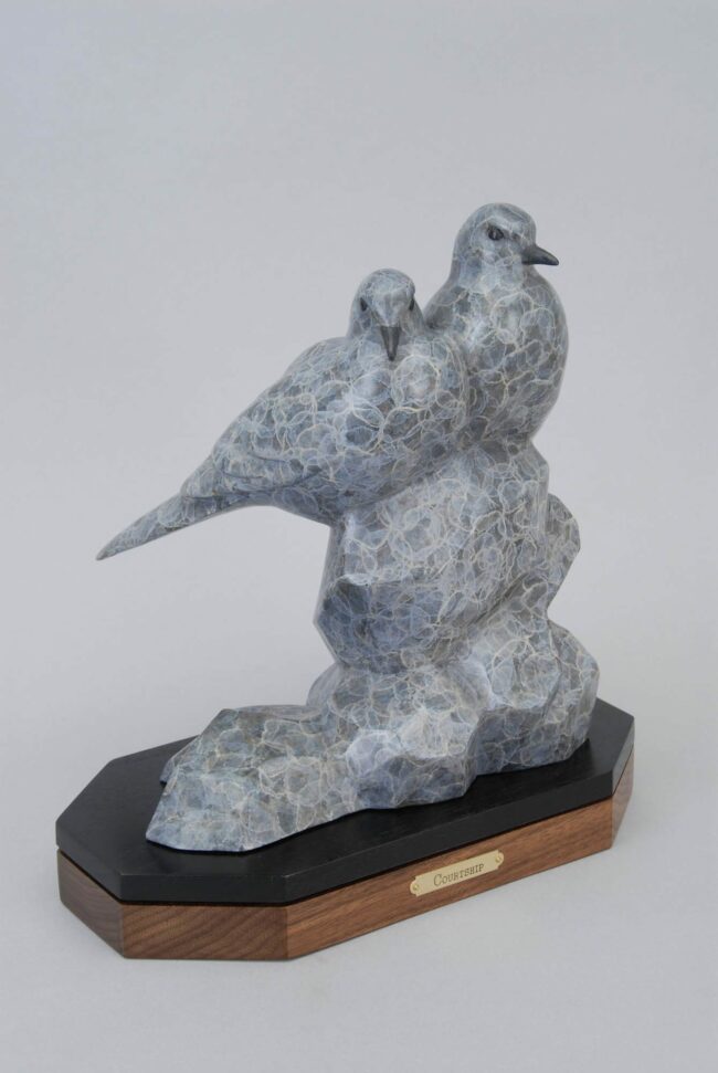 Gerald Balciar Sculpture Lovey Dovey Bronze