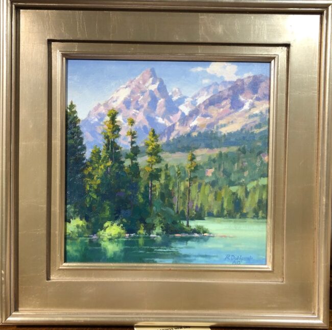 Richard Dahlquist Paintiing Teton Summer Oil on Canvas