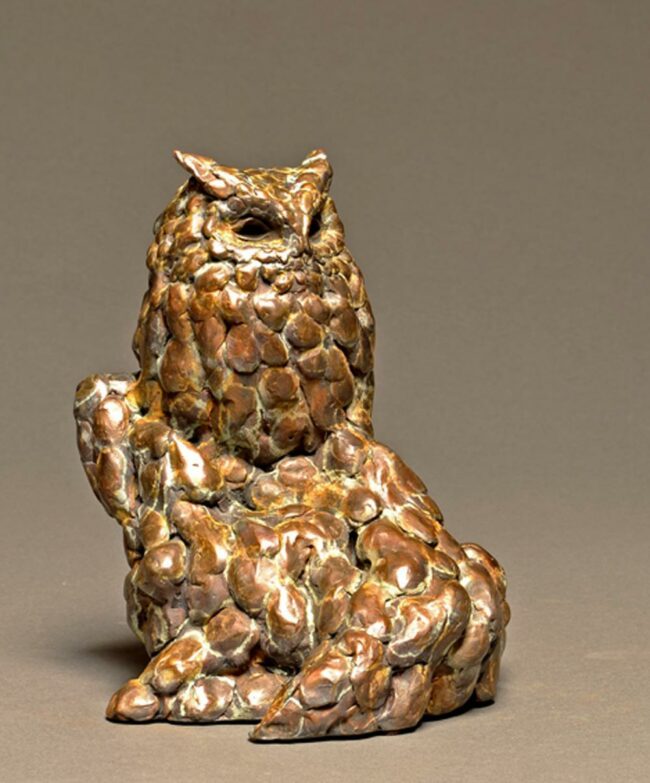 Stefan Savides Sculpture Wise Guy Bronze