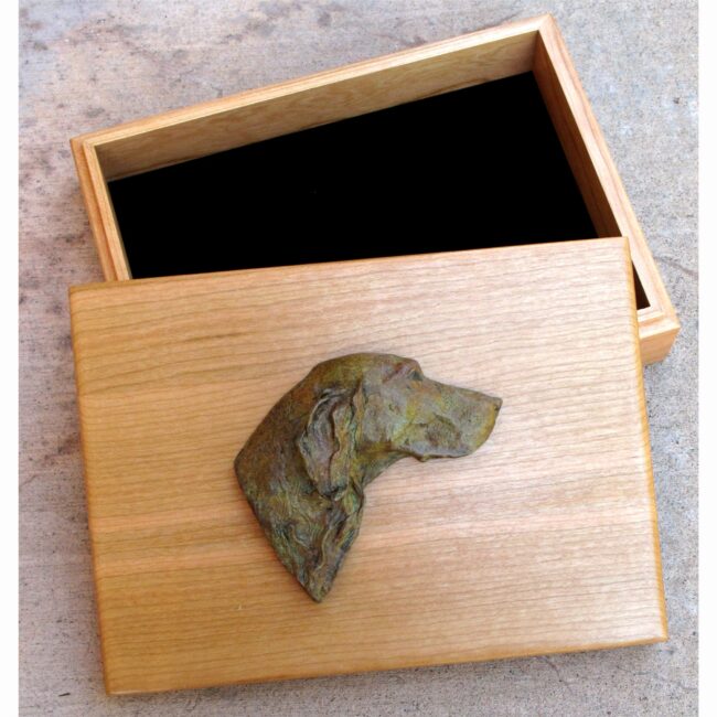 Walter Matia Functional Huntsman Treasure Box - Bronze Setter Mixed Media