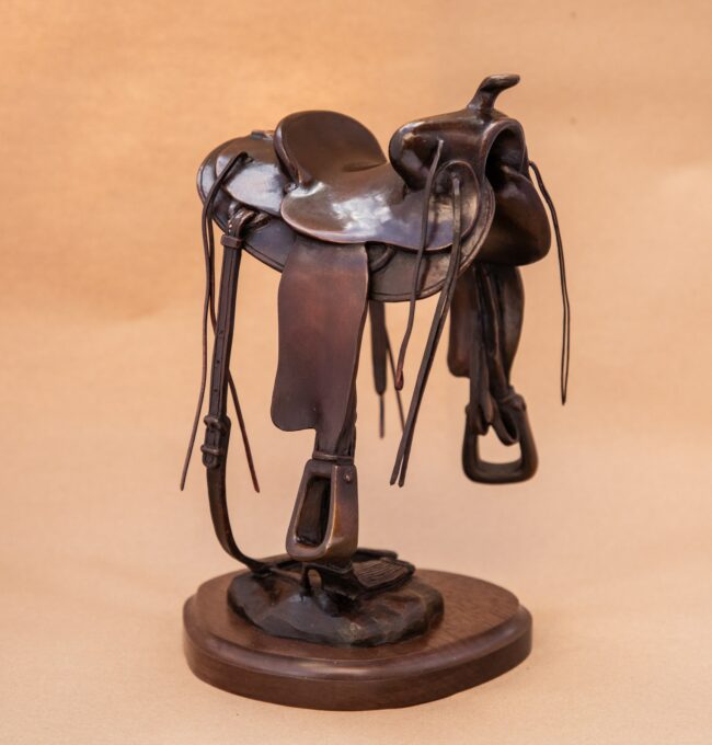 George Walbye Sculpture Saddle Bronze