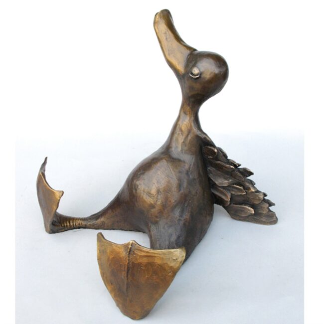 Rhonda Vickers Sculpture Sittin' Duck Bronze