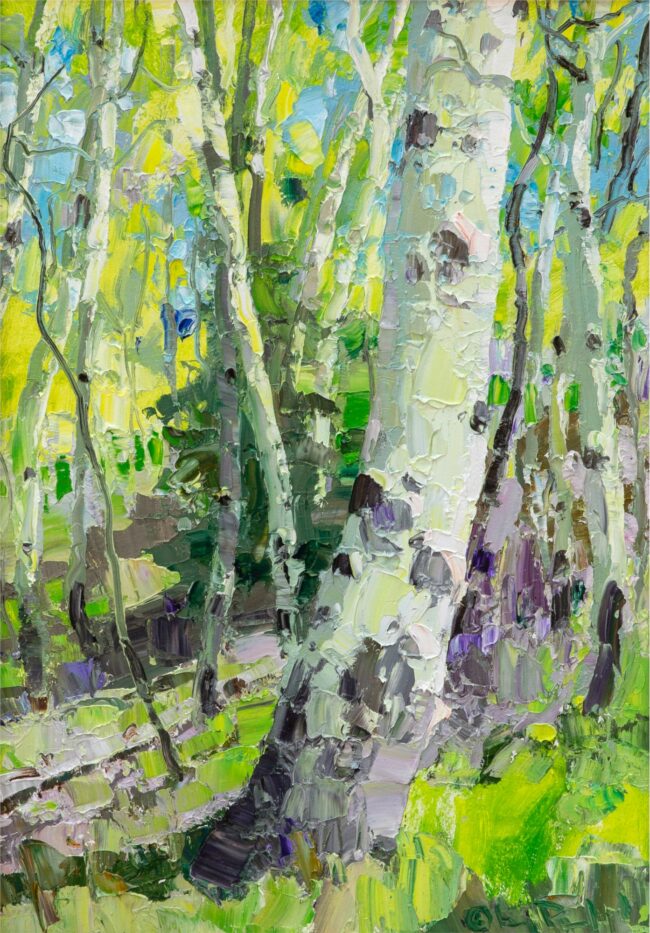 Gregory Packard Painting Spring Oil on Panel