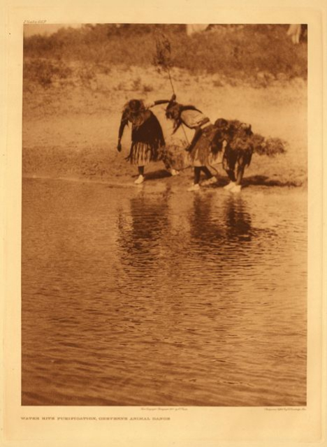 Edward S Curtis Photography Water Rite Purification