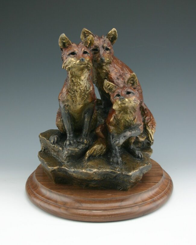 Mark Dziewior Sculpture Three Little Graces Bronze From Foundry
