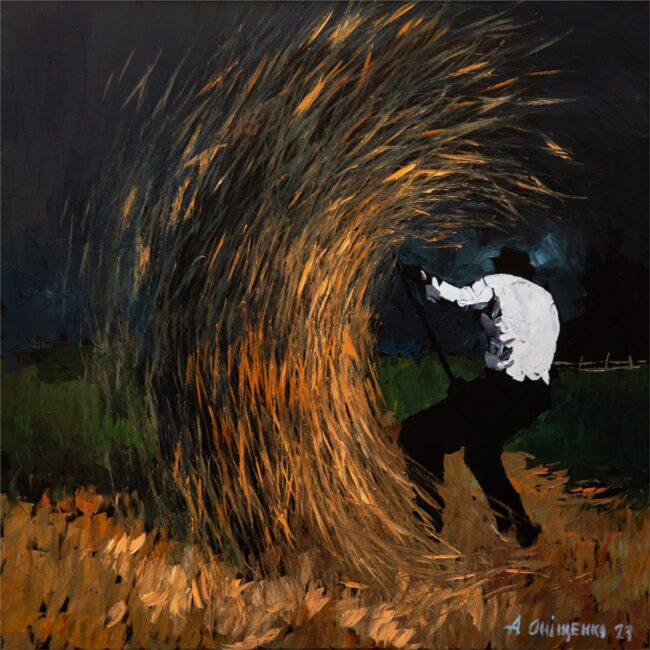 Alexandr Onishenko Painting Harvest Edition Oil on Canvas