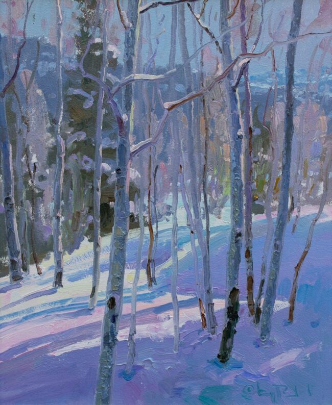 Gregory Packard Painting December Light 1 Oil on Panel