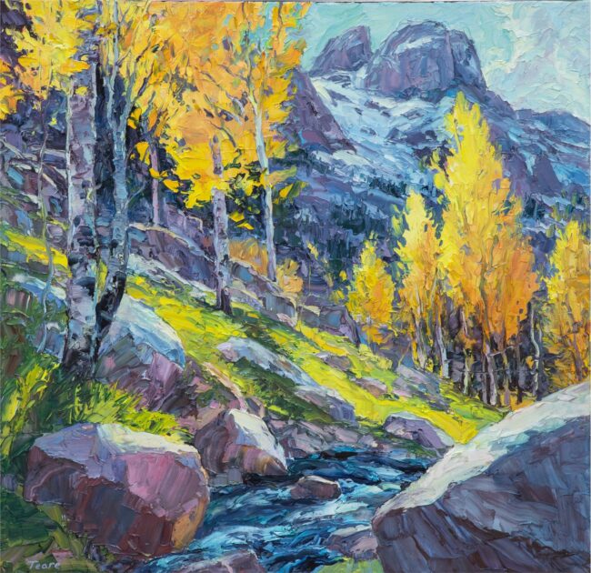 Brad Teare Painting Autumn's Balance Oil on Canvas