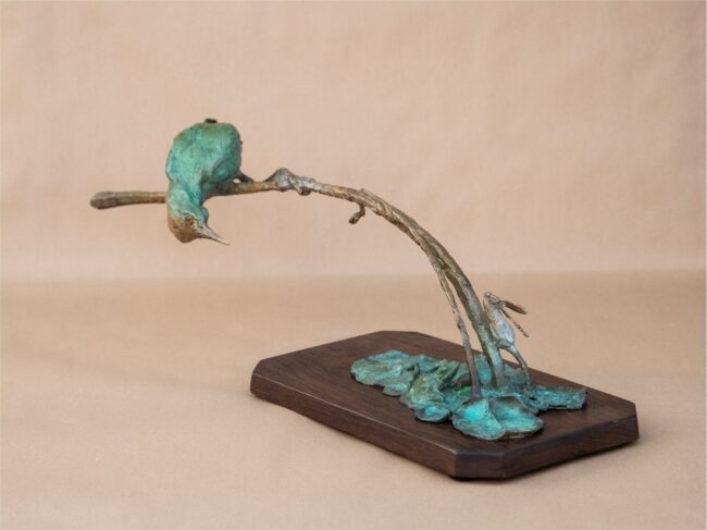 Dan Chen Sculpture Balancing Act Bronze