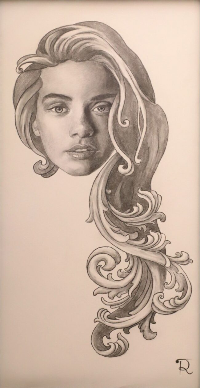 Dillon Rawlings Painting Glorious Gothic - Study Pencil on Paper