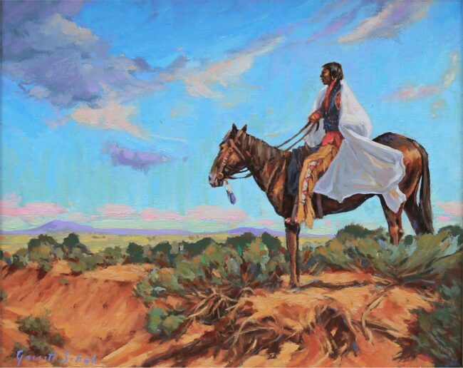 Garrett Schuh Painting Taos Winds Oil on Linen
