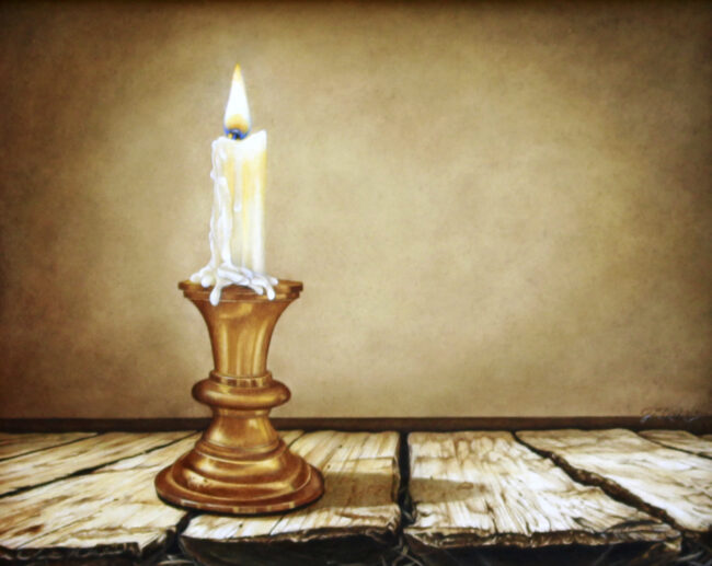 Gayle Nichols Painting There is Always Light Oil on Board