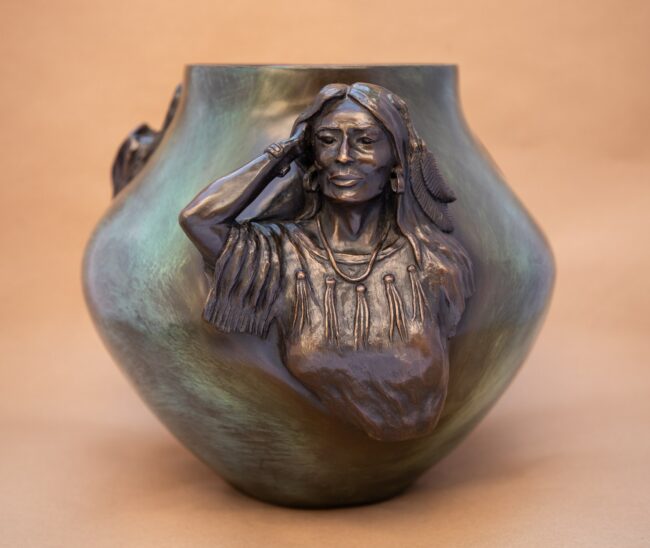 George Walbye Sculpture Medicine Bowl (small) Bronze
